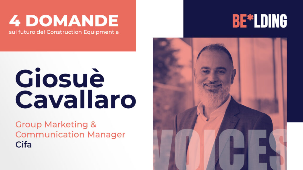 4 domande sul futuro del Construction Equipment a Giosuè Cavallaro